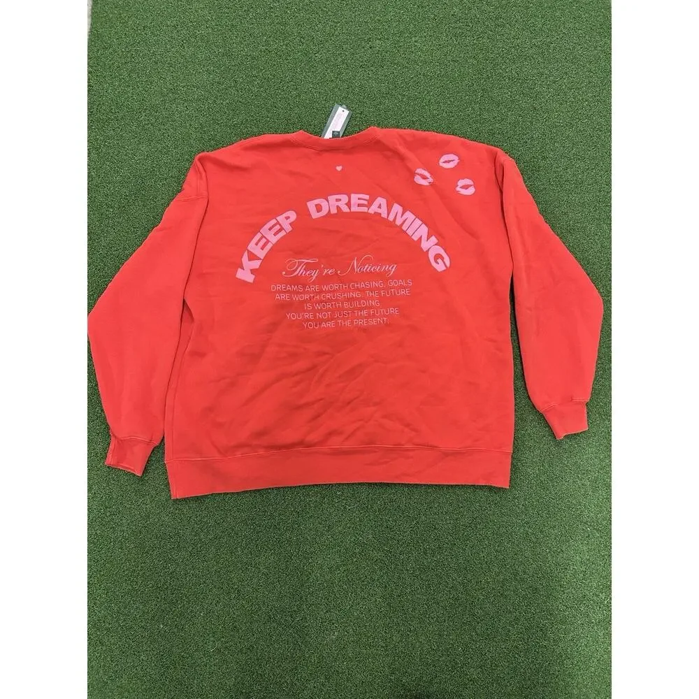 wild fable Red Graphic Crewneck Sweatshirt - Picture 4 of 6